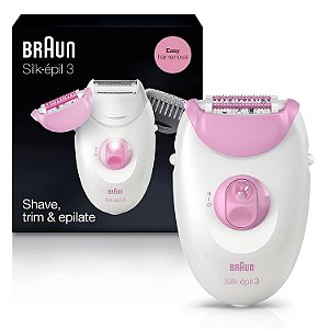 Aparador de pelos Braun Silk-epil 3 3-270, Dispositivo de remoção de pelos, Aparador para mulheres, Barbeador e Aparamento de pelos, Remoção de pelos.