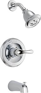 TORNEIRA DE BANHEIRA E CHUVEIRO CLÁSSICA DELTA T13420-H2OT, 10.00 x 7.00 x 10.00 polegadas, Cromada