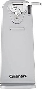 Abre-latas elétrico cromado Cuisinart CCO-55 Deluxe, prateado