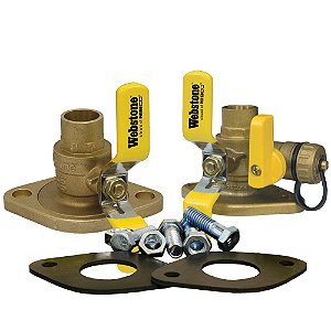 Kit de instalação da bomba circuladora Webstone 51414KIT 1 Sweat Isolator com flange giratória