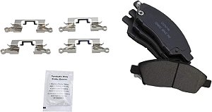Conjunto de Pastilhas de Freio Dianteiras de Cerâmica TRQ para Nissan Versa 2012-2018 / Nissan Versa Note 2014-2018