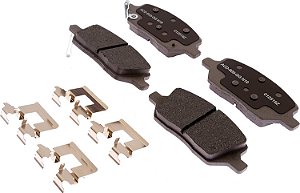 ACDelco Silver 14D1093CHF1 Conjunto de Pastilhas de Freio Traseiras de Disco Cerâmicas com Grampos