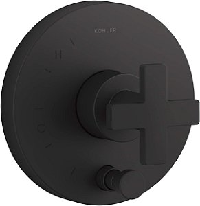KOHLER K-T73117-3-BL Composed Valve Trim, Matte Black
KOHLER K-T73117-3-BL Composed Valve Trim, Preto Fosco