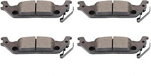 Pastilhas de freio traseiras de cerâmica SCITOO D1012 ajuste para Ford F-150 2004-2011, para Lincoln Mark LT 2006-2008.