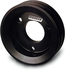Polia de eixo virabrequim forjada Moroso 64211, Serve nos Motores de Bloco Grande Chevy