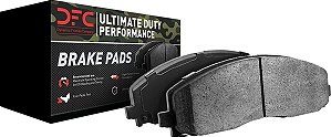 Pastilhas de freio de alto desempenho da Dynamic Friction Company Ultimate Duty 1400-0898-00 - Conjunto traseiro