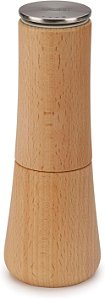 Moinho de Sal de Cozinha Anti-derramamento de Madeira Joseph Joseph 20191 Milltop Wood