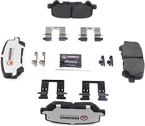 Pastilhas de Freio Cerâmicas MAGMA Pro-Series PSD1281C, Traseiras