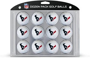 Bolas de golfe regulamentares NFL Team, 12 unidades, impressão durável em cores completas