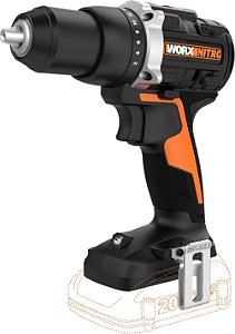 Furadeira Sem Fio Brushless Worx Nitro 20V 1/2 535 in-lbs. de Torque e Mandril de 1/2 - Conjunto de Furadeira com Bolsa de Armazenamento, Compatível com Power Share
