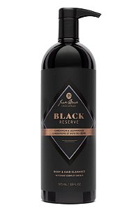 Limpeza de Corpo e Cabelo Jack Black Black Reserve, Sabonete para Corpo Masculino, Shampoo para Cabelo, Limpeza Masculina de Dupla Função, Livre de Sulfato