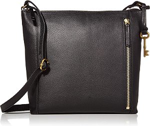 Bolsa de couro transversal Fóssil Tara para mulheres