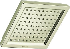 Chuveiro de única configuração com cabeça de chuveiro DELTA FAUCET Rubber Limited RP62283PN, Níquel Polido