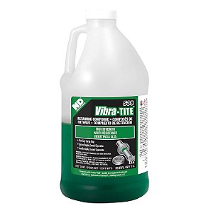 Composto de retenção anaeróbica de alta resistência Vibra-TITE 538 Verde, Garrafa de 1 Litro.