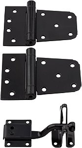 Kit de Portão Auto-fechante National Hardware N343-475, Preto