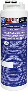 Filtro de água de substituição para redução de chumbo Pure H2O Watts Premier H2O-F46, branco, 1 pacote
