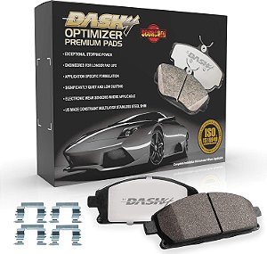 Pastilhas de freio semimetálicas para desempenho esportivo Dash 4 MFD724 Optimizer com Hardware