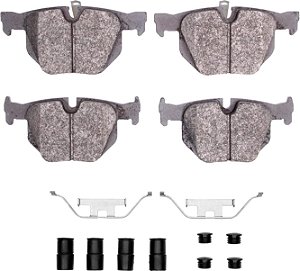 Pastilhas de freio cerâmicas e kit de ferragens da Dynamic Friction Company 3000