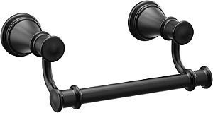 Moen Belfield Suporte de papel higiênico pivotante preto fosco, YB6408BL