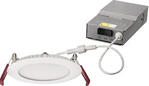 Iluminação Lithonia WF4 30K40K50K 90CRI MW M6 LED de cor selecionável de temperatura ultrafina embutida, 3000K 4000K 5000K, Branco
