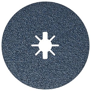BOSCH FBX636 Pacote com 25 Discos de Fibra Abrasiva de Grão Grosso X-LOCK 6 pol. 36 Grit Compatível com Árvore de 7/8 pol. para Aplicações em Acabamento de Superf