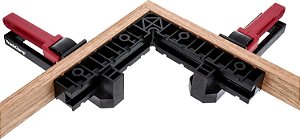 Kit de Grampos Quadrados Milescraft 4012 - Grampos de Canto de Ângulo Reto de 90 Graus, Quadrado de Posicionamento Ajustável de Ângulo Reto para Marcenaria