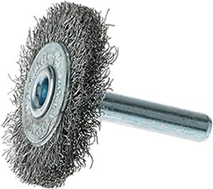 Mercer Industries 182010B - Rodas de arame frisado de aço carbono de 1-1 / 2 x 1/4 (pacote com 20 unidades)