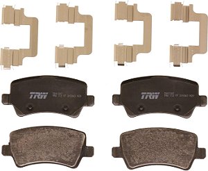 Conjunto de pastilhas de freio TRW Pro TRH1307 para Volvo XC60 2010-2017, traseiro, e outras aplicações.