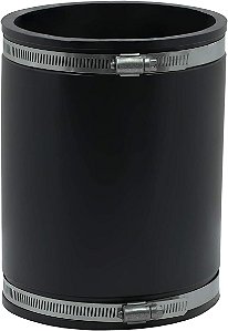 Acoplamento de tubo PVC extra longo Fernco P1056-552 para conexões de encanamento de ferro fundido, plástico ou aço com ferro fundido, plástico ou aço