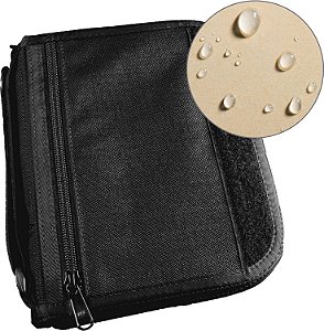 Kit de Planejamento de Campo Completo à Prova d'Água Rite in the Rain, 4 5/8 x 7 Folhas Bege, Capa Preta (Nº 9255B)