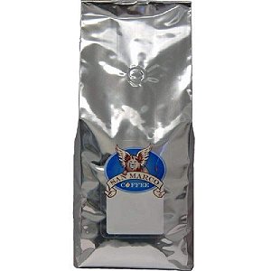 Café moído com sabor de café com aroma de baunilha e cereja, San Marco, 2 libras