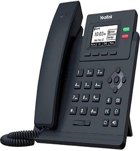 Telefone IP Yealink SIP-T31P - Com fio/Sem fio - Com fio - Montagem na parede - Cinza clássico