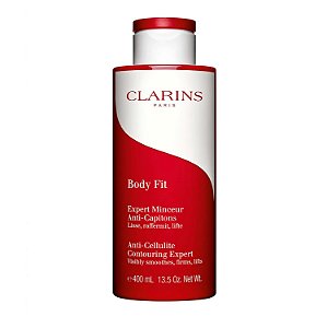 Creme de controle de celulite para coxas e bumbum Clarins Body Fit | Combate a celulite | Firmeza, levanta, contorna e suaviza visivelmente quadris e coxas | 8 extratos naturais de plantas