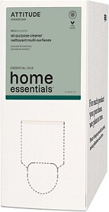 Limpador Multiuso ATTITUDE com Óleos Essenciais, Verificado pela EWG, Ingredientes à Base de Plantas e Minerais, Produtos Veganos para o Lar, Recarga em Grande Quantidade, Lavanda e Alecrim, 67.6 Fl