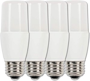 Lâmpada LED branca brilhante de 60 watts equivalente da Westinghouse Lighting 3319920 com base média, Frost, 4 unidades (pacote com 1)