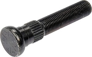Parafuso da roda serrilhado dianteiro Dorman 610-563 - 0,658 pol. Knurl, 3 pol. Comprimento, peça original para 610-283 Compatível com modelos selecionados Chevrolet / GMC, 10 unidades