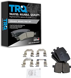 Conjunto de pastilhas de freio traseiras de cerâmica TRQ para BMW 330i Z4 Toyota GR Supra Base