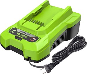 Carregador de Bateria Greenworks 40V (Carregador Greenworks Genuíno)