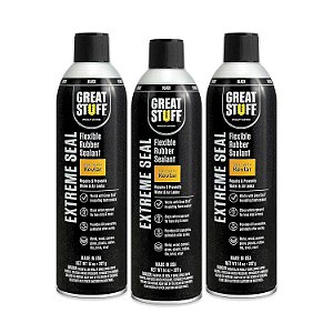 Ótimo Produto™ Selante Extremo em Pacote de 3 - Preto - 14 oz - Aerossol
