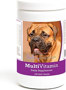 Suplemento Multivitamínico Mastim para Cães 180 Unidades da Healthy Breeds