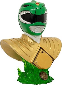 Power Rangers Lendas em 3D Green Ranger 1:2 Escala Busto