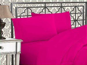 Conjunto de lençóis de cama de quatro peças em microfibra de luxo com qualidade de hotel premium de 1500 fios, bordado com três linhas, ultramacio, resistente a rugas e desbotamento, tamanho solteiro