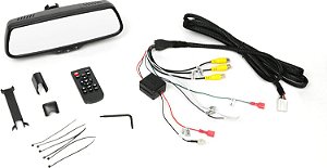 Espelho retrovisor Brandmotion FLTW-7692 com tela LCD de 7.3