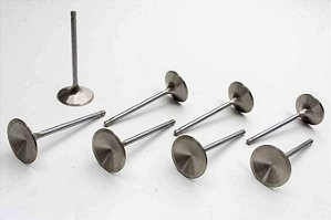 Manley 11761-8 Válvula de escape (Série Race Master Big Block Chevy em Aço Inoxidável 1.88in- Conjunto de 8), 1 Pacote