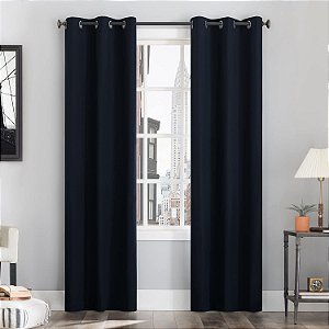 Painel de Cortina Grommet Sun Zero Cyrus Térmico 100% Bloqueador de Luz - Par de Painéis