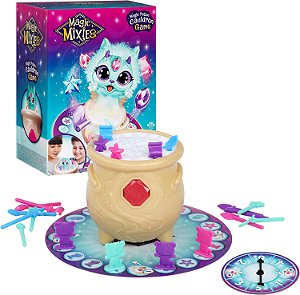 Jogo de Poção Magic Mixies da Moose games, Coloque os Ingredientes Mágicos na Caldron e Faça o Mixie Surgir para Ganhar.