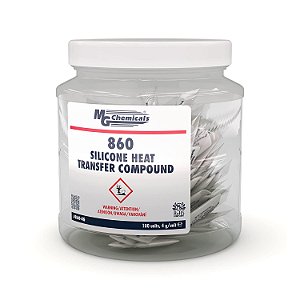 MG Chemicals - 860-4G Composto de Transferência de Calor de Silicone, Pacotes de 4g (100 por tubo)