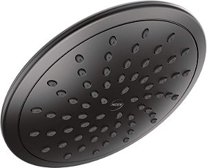 Coleção Moen 6345EPBL 8 polegadas Eco-Performance Rainshower Showerhead fixo, 1,75 GPM, Preto Fosco