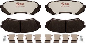 Conjunto de pastilhas de freio traseiro de substituição Raybestos Premium Raybestos Element3 EHT™ para os anos de modelo selecionados 1998-2007 Lexus LX470 e 1998-2007 Toyota Land Cruiser (EHT773H)