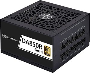 Fonte de alimentação SilverStone Technology DA850R Gold 80 Plus Ouro 850W ATX 3.0 & PCIe 5.0, SST-DA850R-GMA (SST-AX0850MCGD-C)